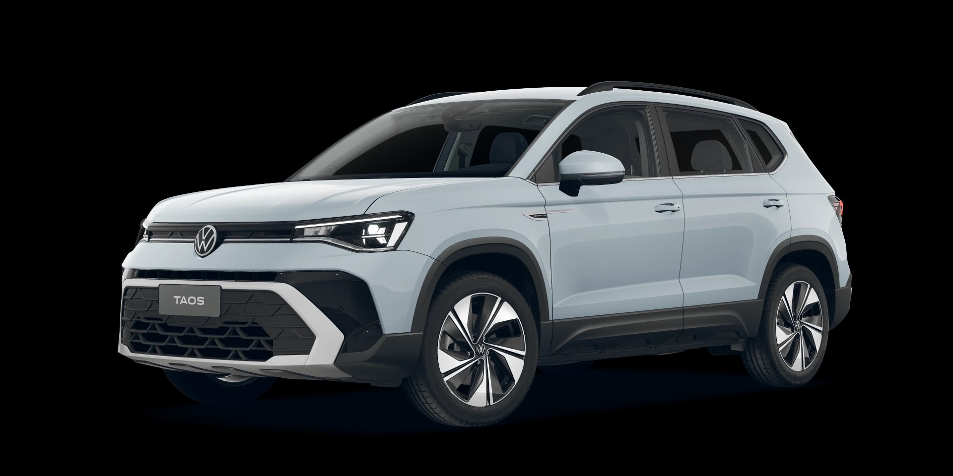 Volkswagen Taos Comfortline na cor Cinza Glacial