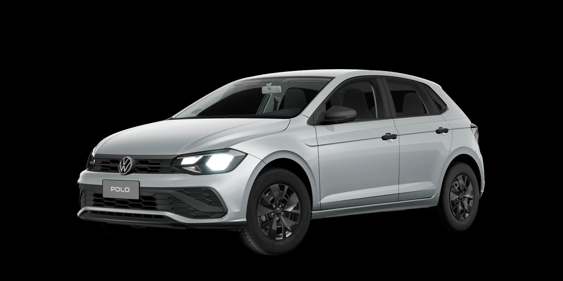 Volkswagen Polo Robust na cor Prata Sirius