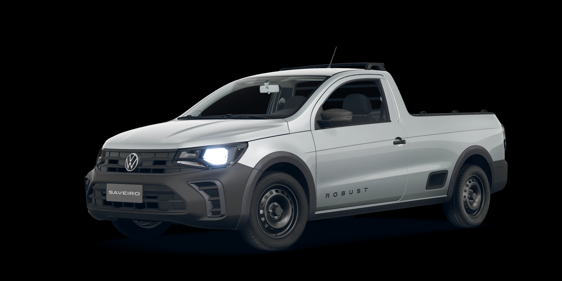 Volkswagen Saveiro Robust CS 100% Etanol na cor Prata Sirius