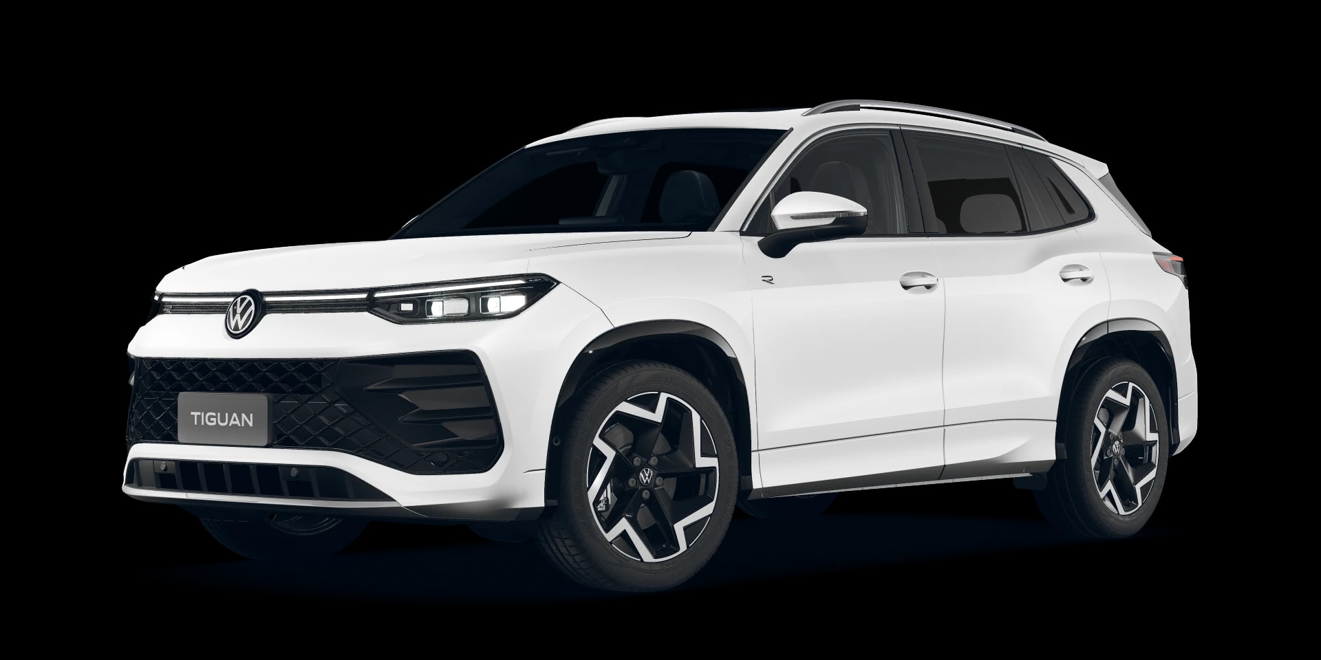 Volkswagen Tiguan R-Line na cor Branco Órix